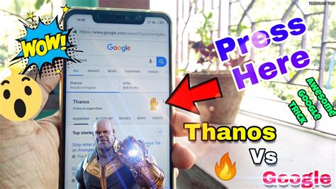 google thanos snap|thanos truco guante.
